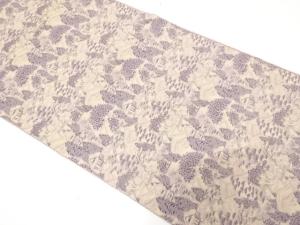 アンティーク　本場筑前博多　風景模様織り出し名古屋帯（着用可）